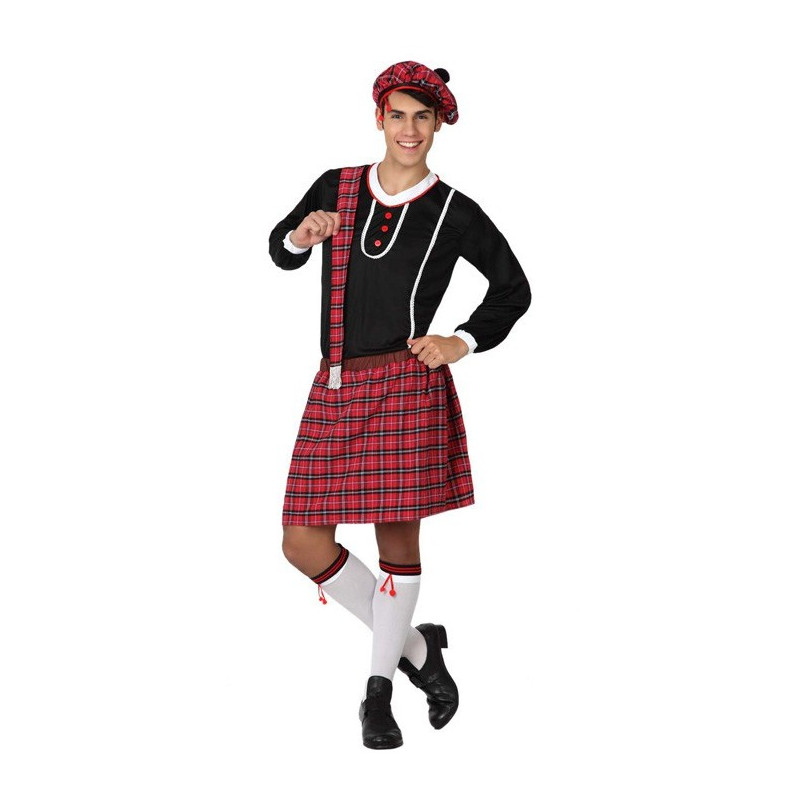 Disfraz de pareja Escoceses Kilt para adulto