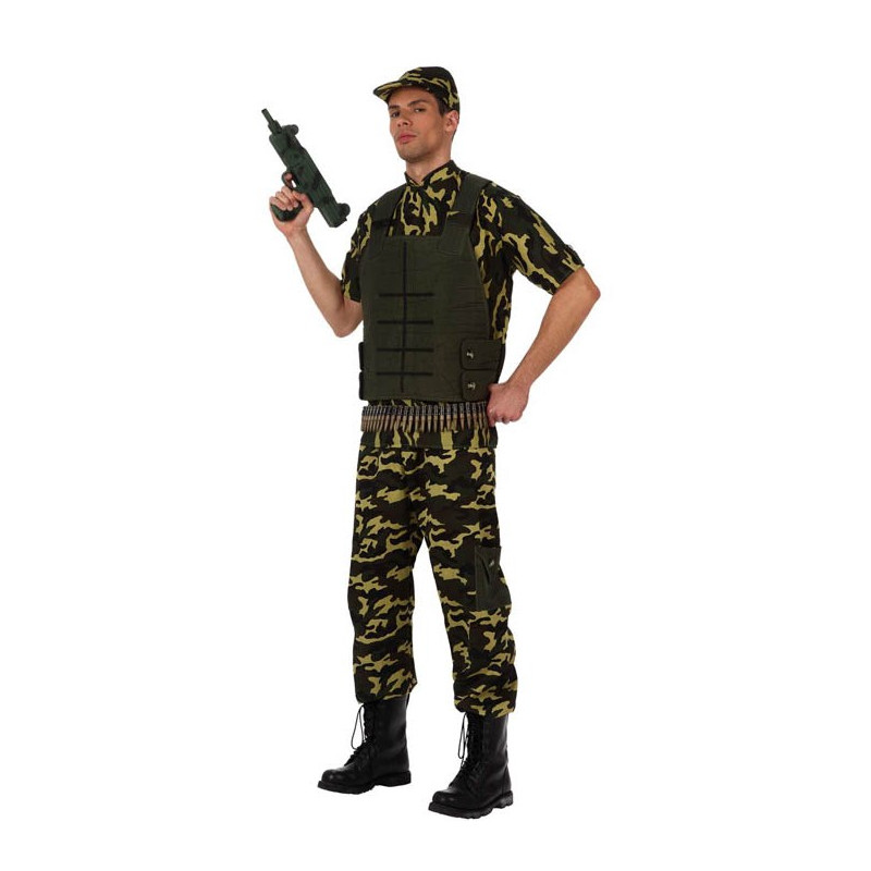 Uniforme militar disfraz grupo retrato policía gendarme cinturón