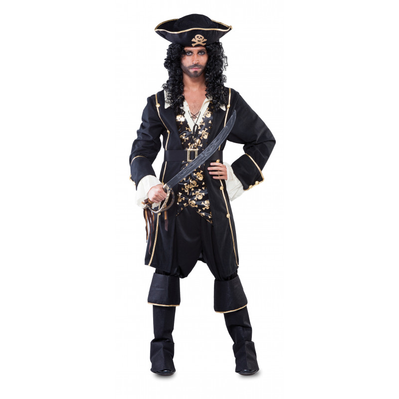 Las mejores ofertas en Disfraz de pirata para hombre negro cloches