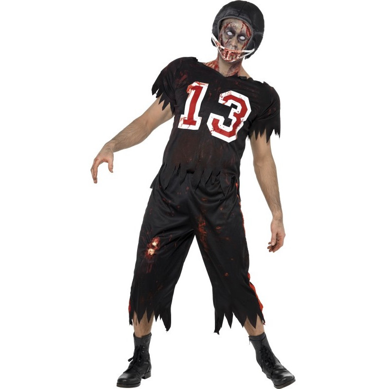 Disfraz jugador Rugby zombie adulto