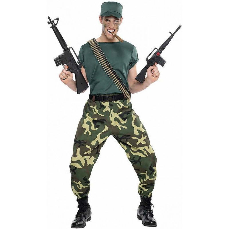 ▷ Disfraz Militar Camuflaje para Hombre