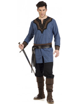 Disfraz medieval campesino, adulto, ref. 0004RC.