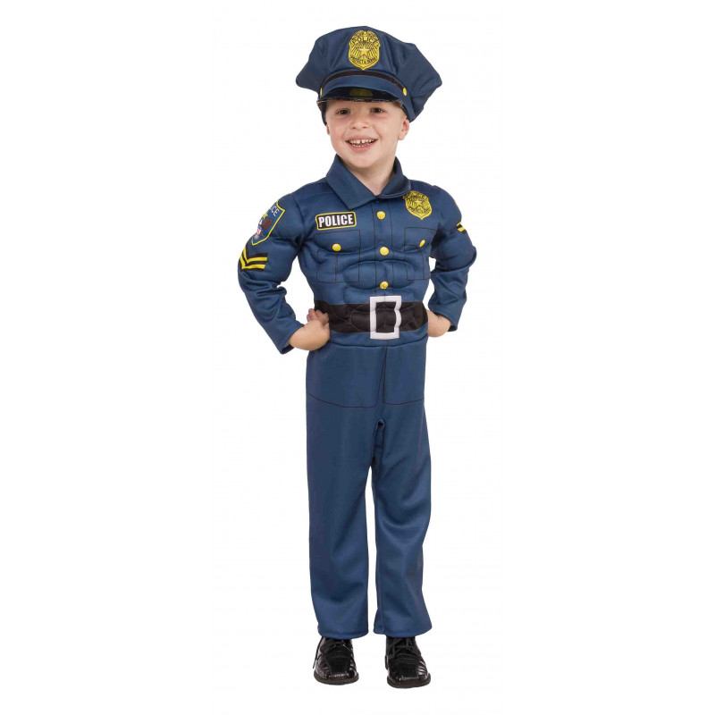 Dress Up America Sombrero de policía para niños - Sombrero de policía azul  para niños - Accesorio de disfraz de policía, Azul