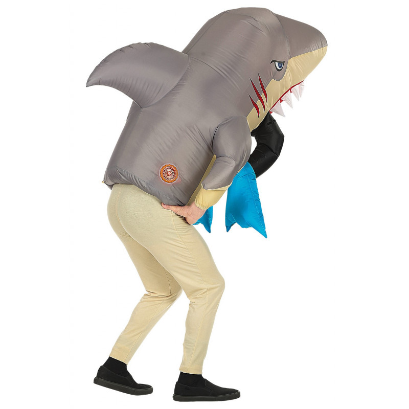 Disfraz de tiburón con socorrista - Disfraces El Barato