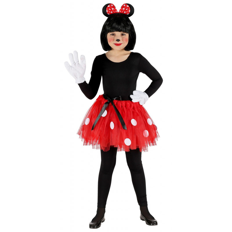 Kit de Disfraz de Ratoncita Minnie Mouse Infantil