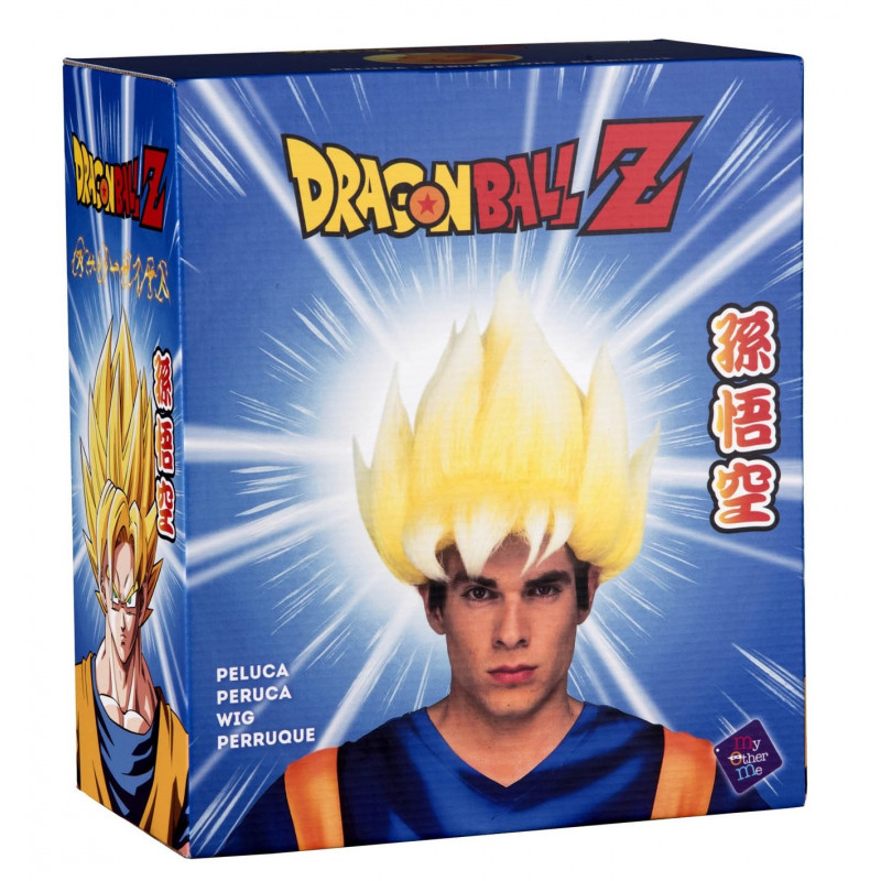 Dragon Ball Super Saiyan Goku | Peluca de cabello rubio para disfraz de  anime y cosplay, 37186, multicolor