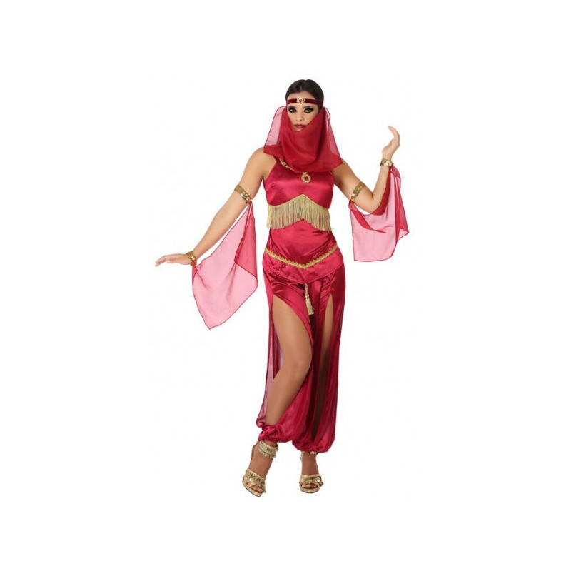 Disfraz de Princesa Árabe Rojo para Mujer
