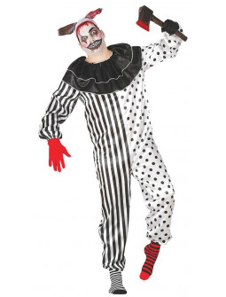 Disfraz de Payaso Pierrot Asesino para Adulto