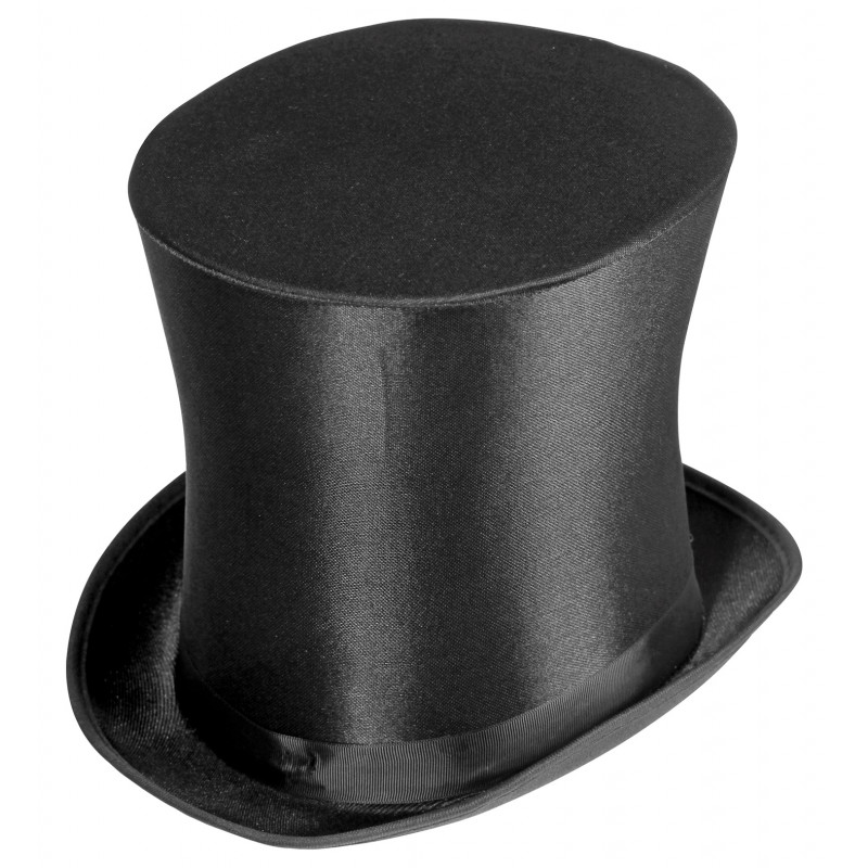 Sombrero de Copa para Fiesta o Disfraz Color Negro