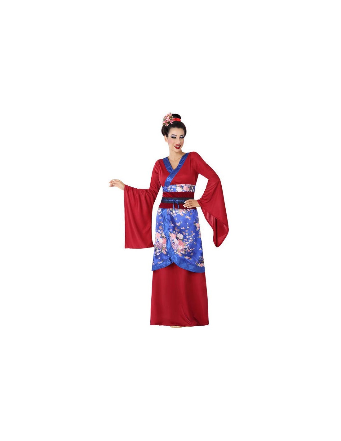 Disfraz de geisha japonesa para mujer. Entrega 24h