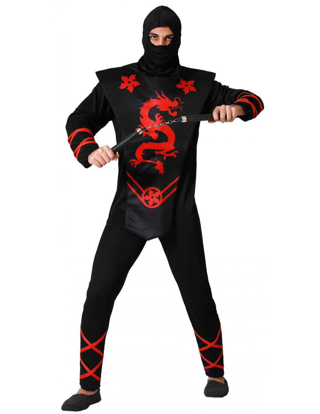 Disfraz Para Hombre De Ninja Dreamgirl Color Negro Talla