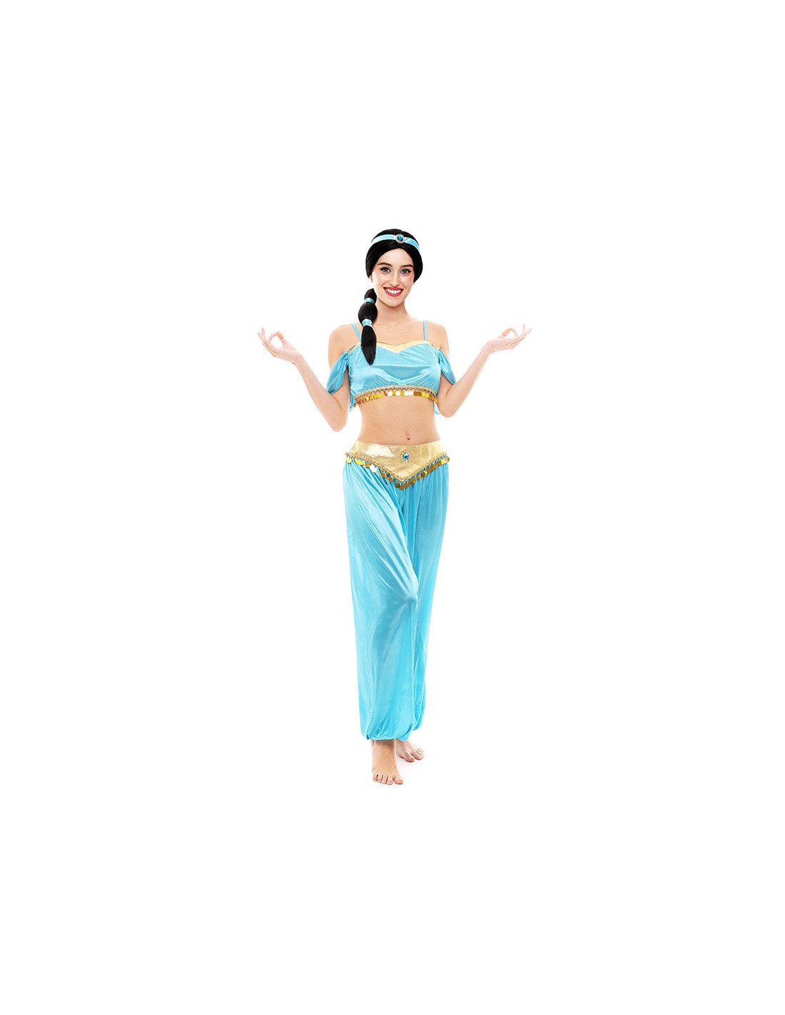 Mujer Aladdin Disfraz Jazmín Princesa Carnaval Disfraces Fiesta