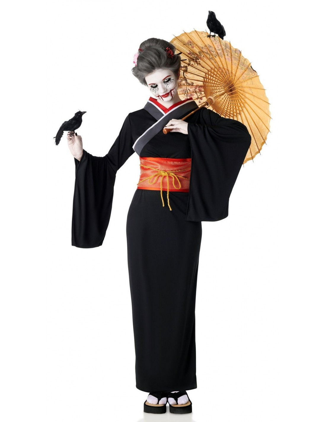Atosa disfraz geisha mujer adulto kimono M