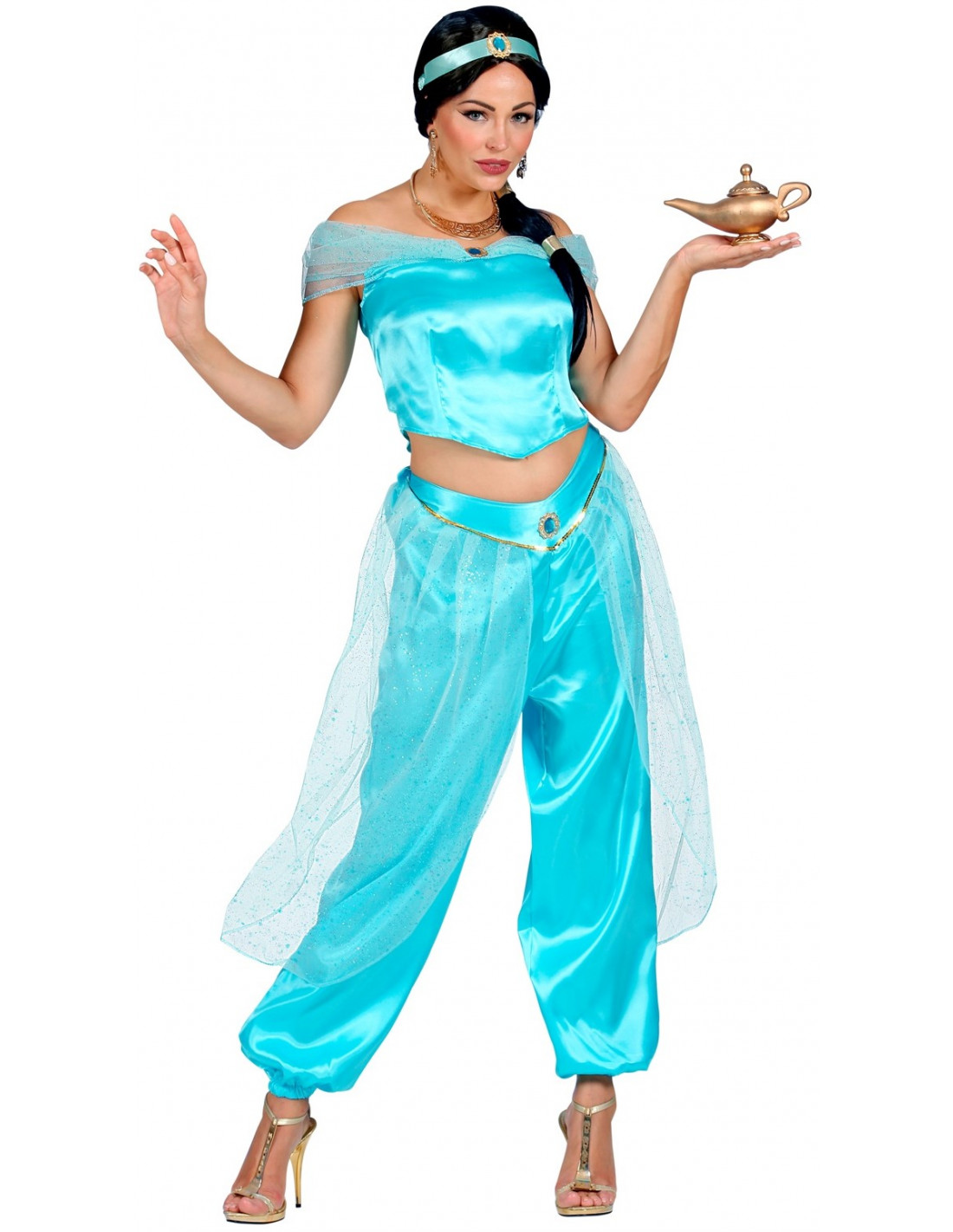 Disfraz de princesa Jasmine Aladdin de Disney para niña