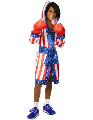 Disfraz de Boxeador Americano para Niño
