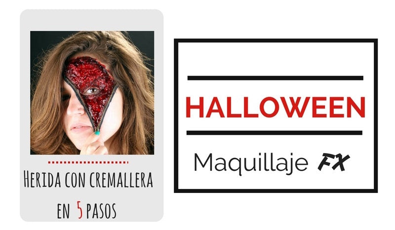 Tutorial Herida con Cremallera para Halloween en 5 Pasos