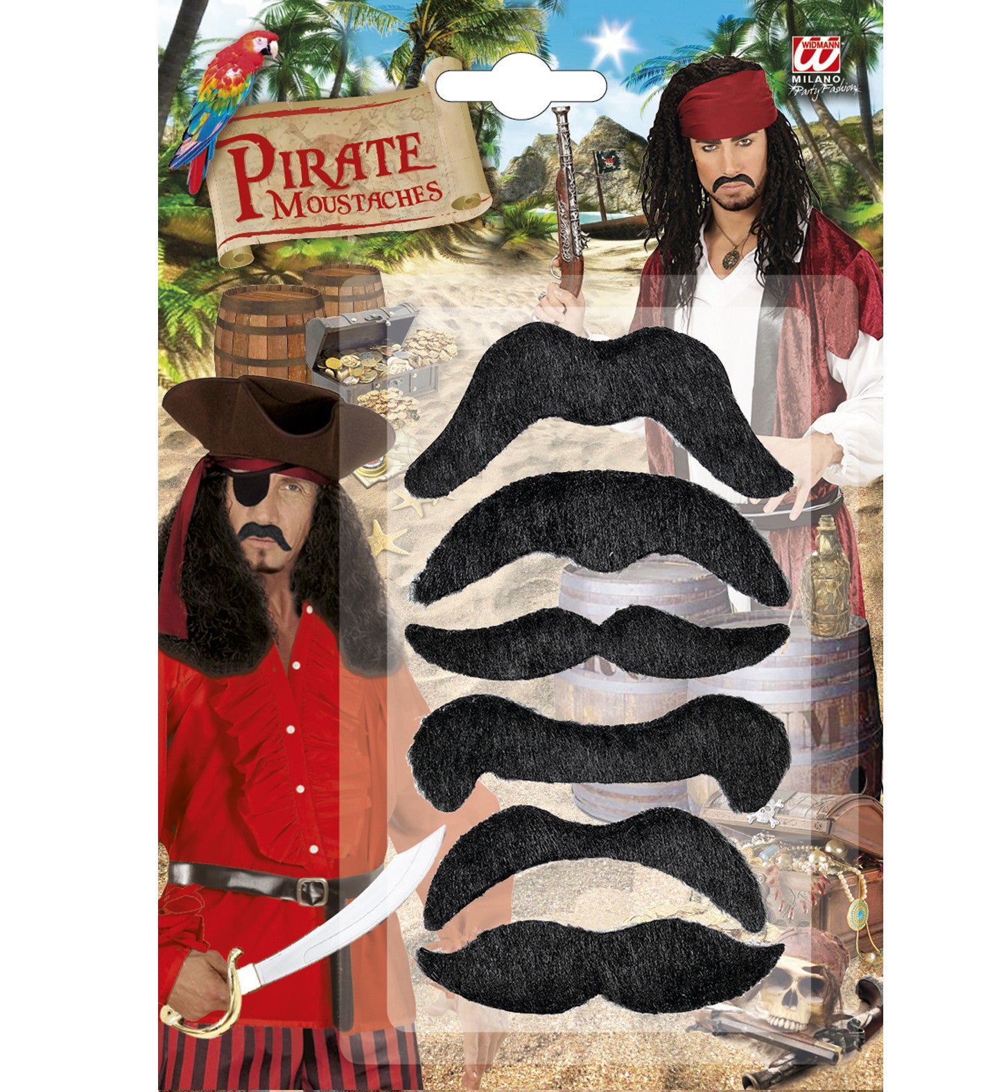 Pack de Bigotes 6 unidades