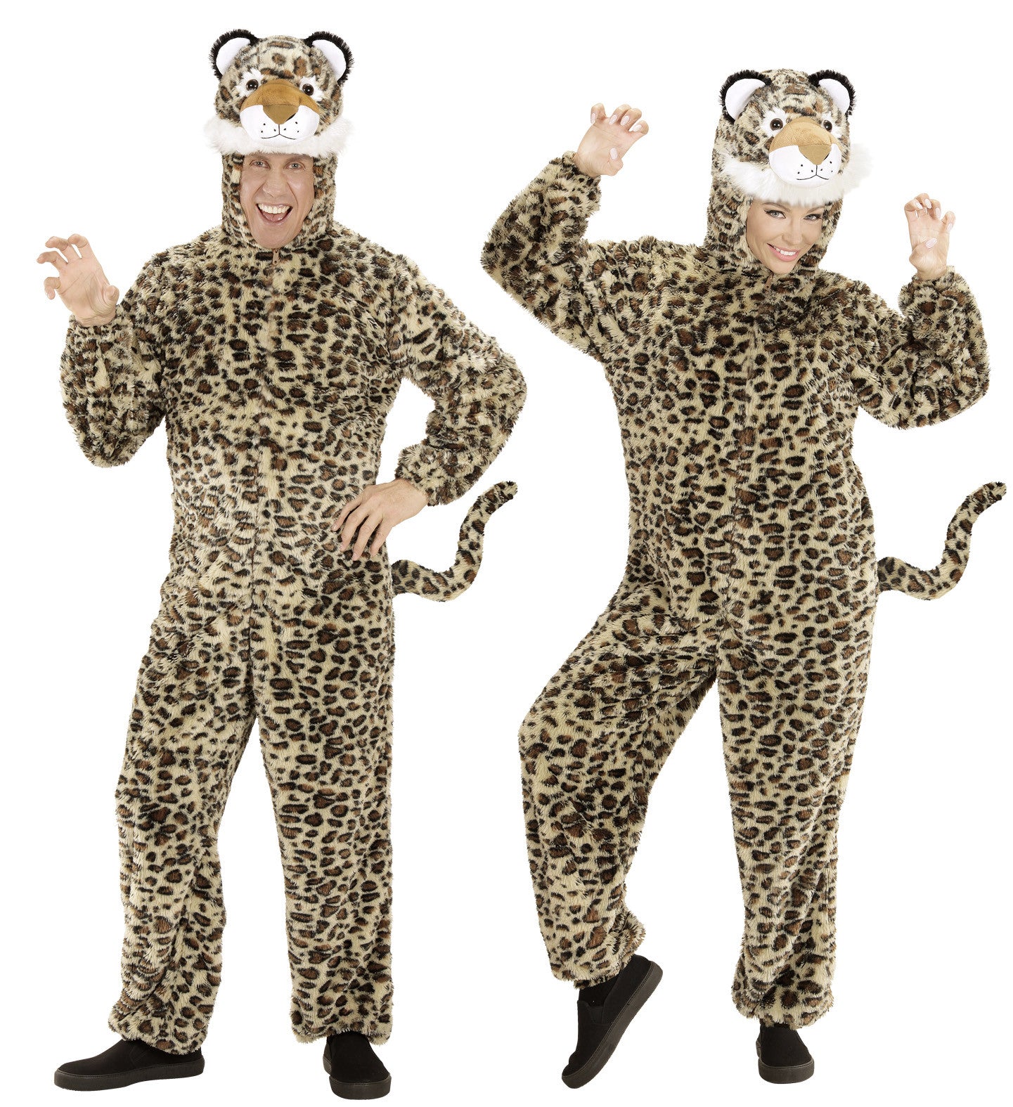 Disfraz de Leopardo de Peluche Unisex