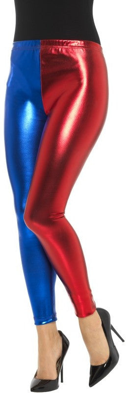 Leggings de Harley Villana en Rojo y Azul