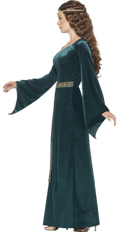 Disfraz de Princesa Medieval Verde para Mujer