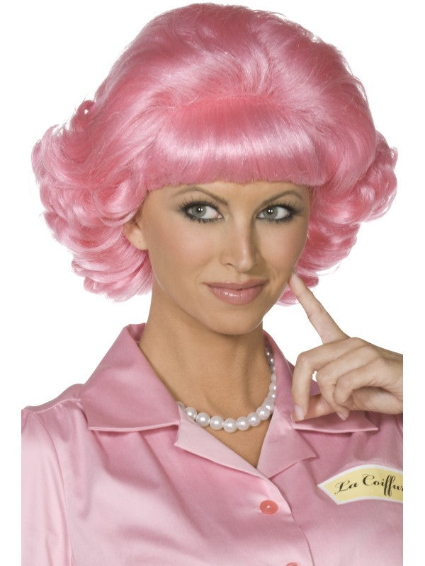 Peluca Rosa de Frenchy Grease