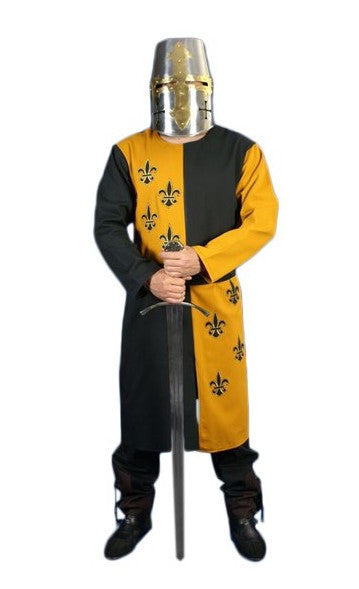 Traje Medieval Lancelot color Mostaza para Hombre