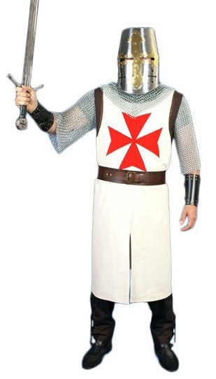 Traje Medieval de Caballero Templario para Hombre