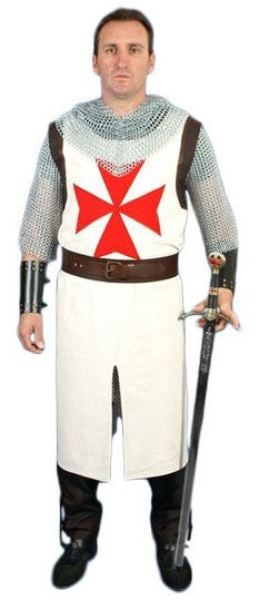 Traje Medieval de Caballero Templario para Hombre