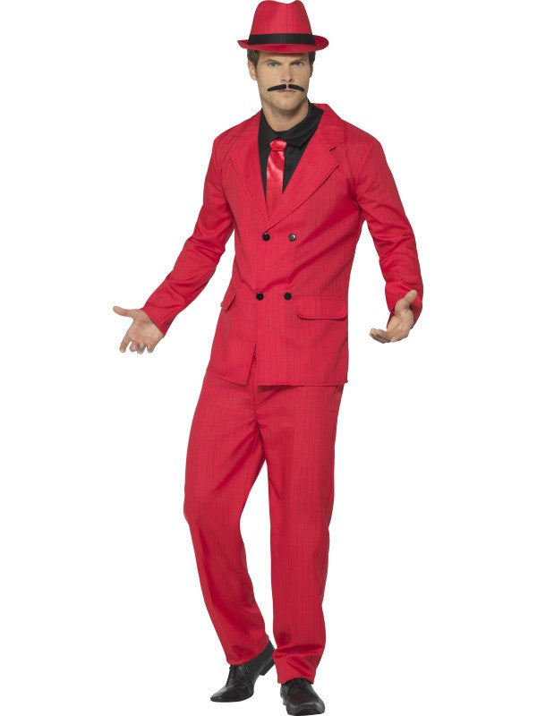 Disfraz de Gangster Rojo para Hombre