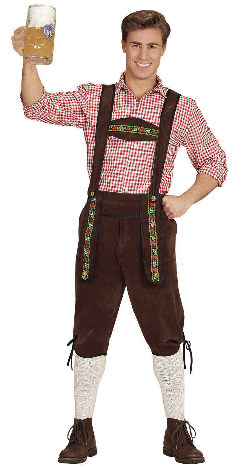 Pantalón Oktoberfest Marrón para Hombre