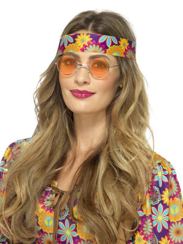 Gafas Redondas de Hippie Naranjas