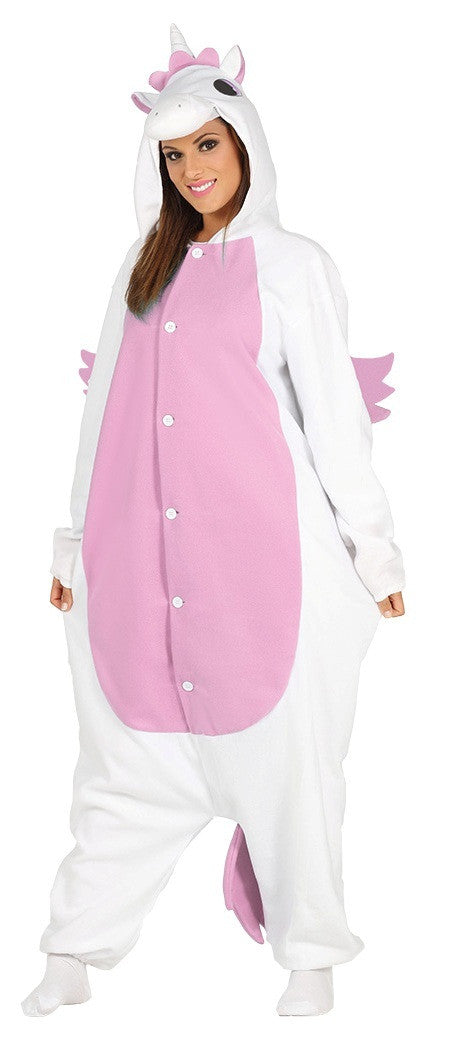 Disfraz de Unicornio Rosa Pijama para Adulto