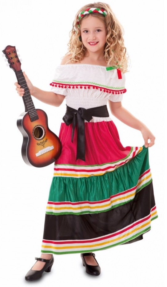 Disfraz de Mexicana Tradicional para Niña