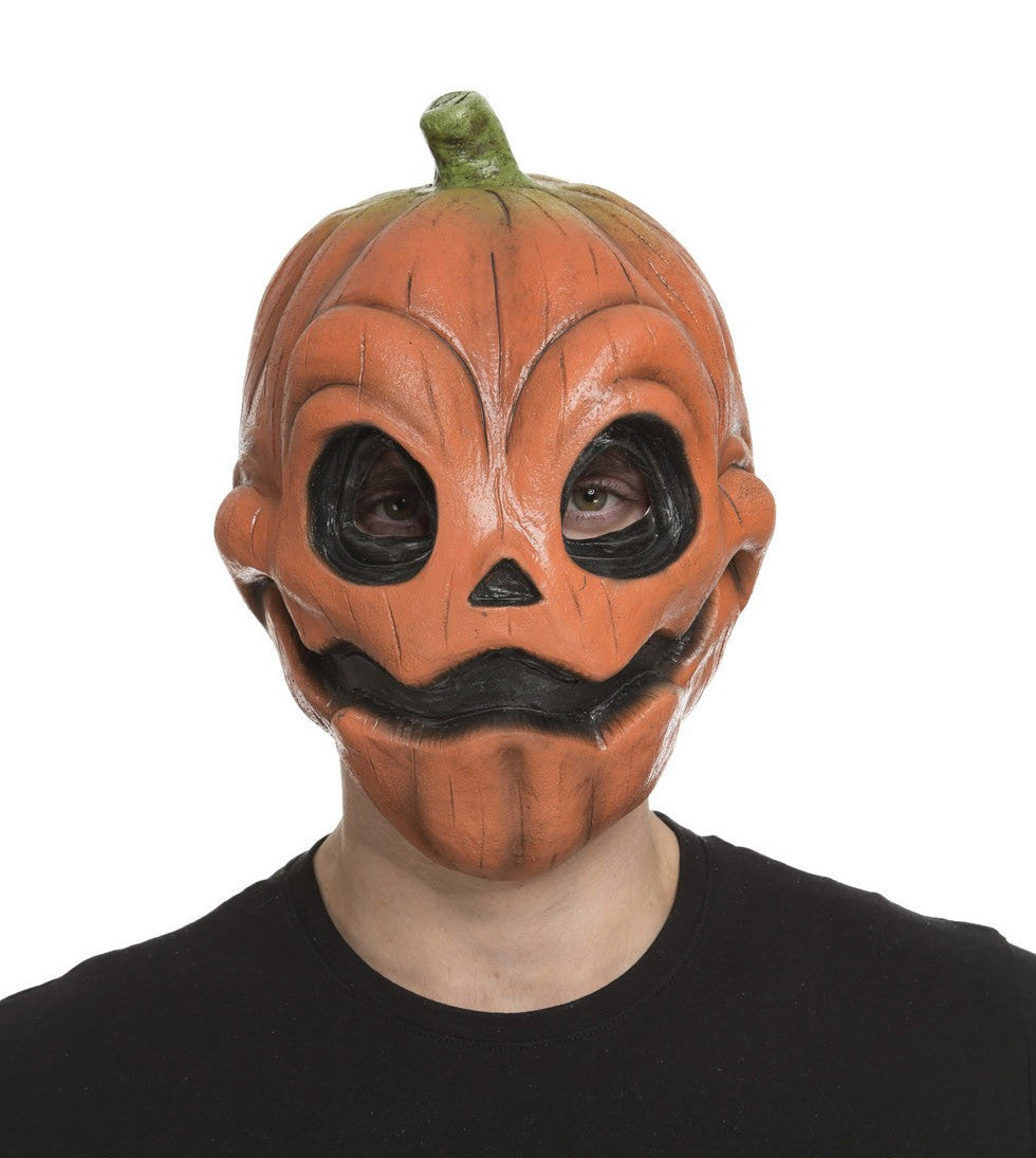 Máscara de Calabaza Terrorífica de Látex