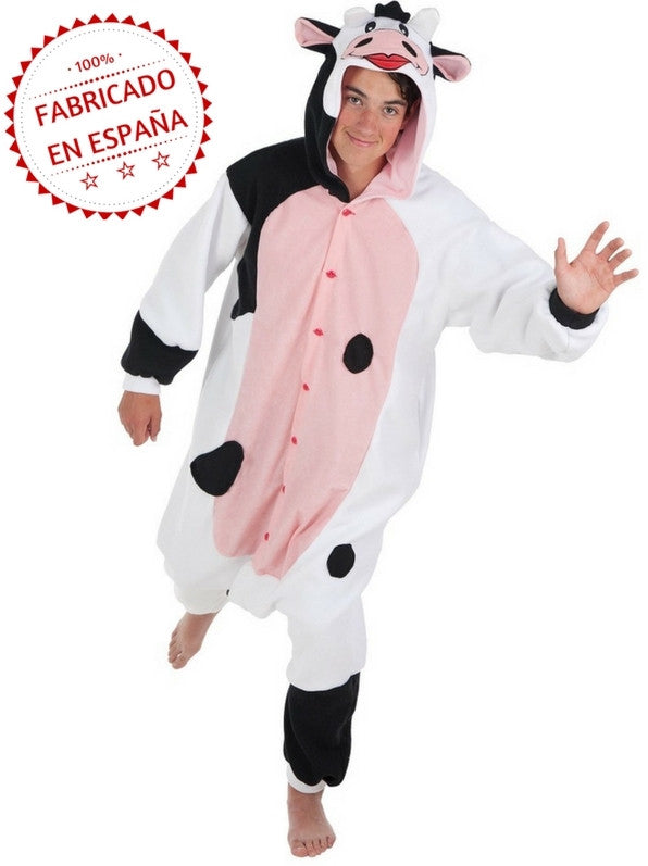 Disfraz de Vaca Pijama para Adulto