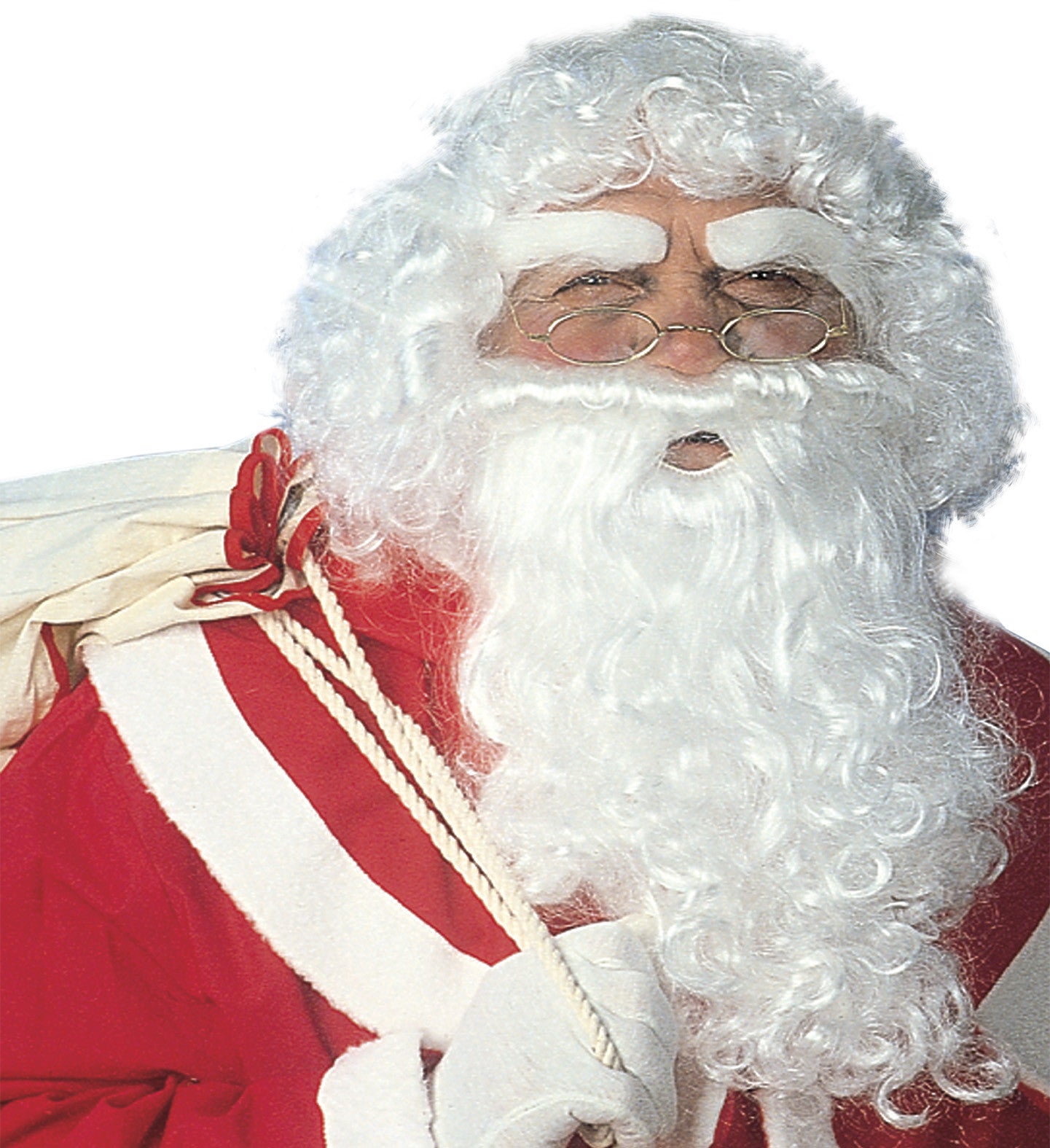 Kit de Papá Noel con Peluca, Barba y Cejas