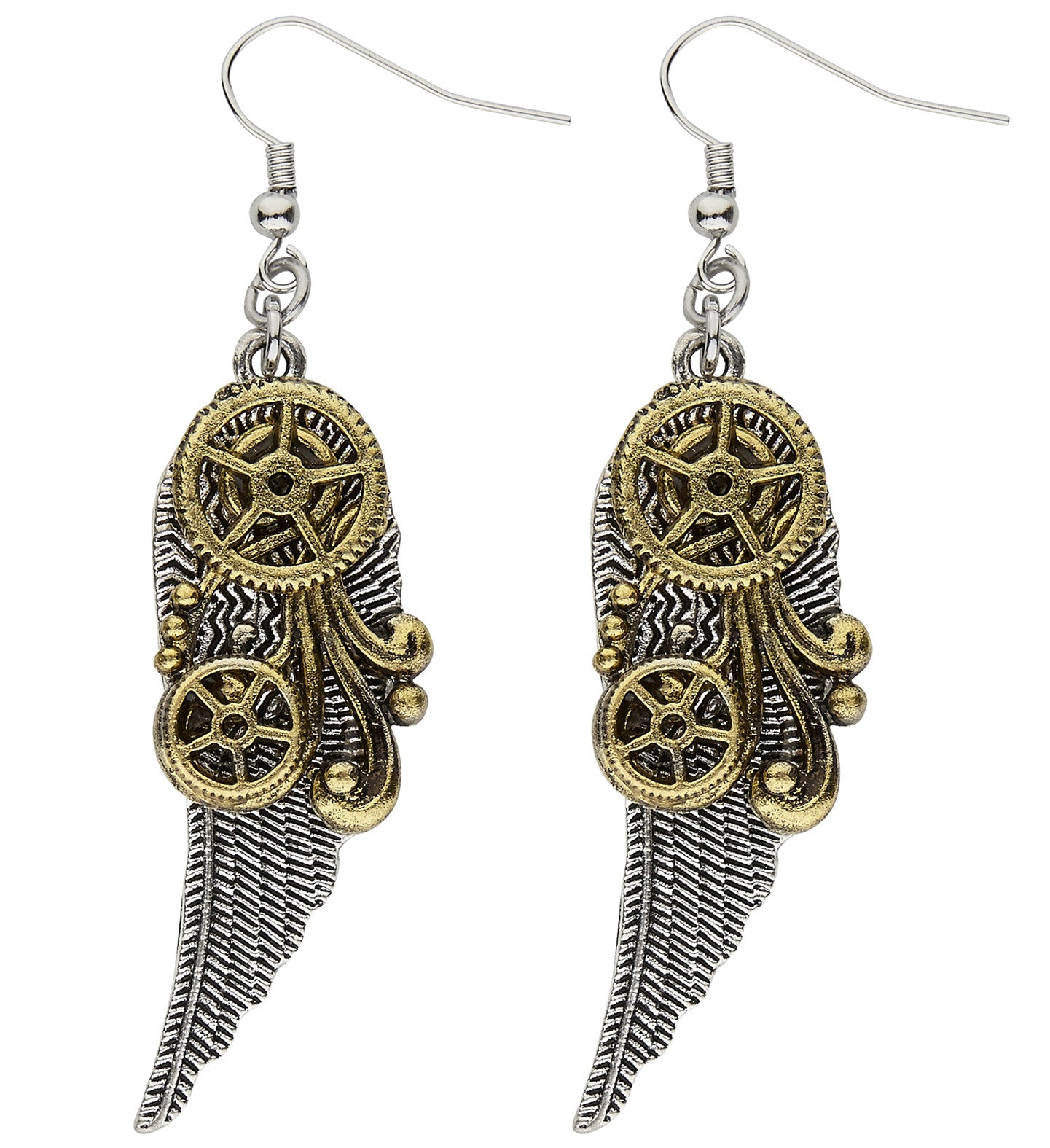 Pendientes Steampunk con Alas