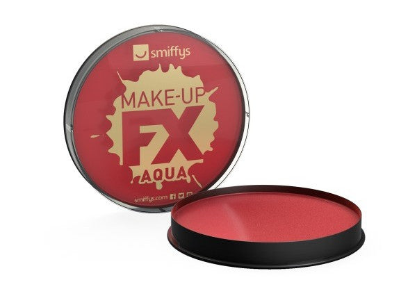 Maquillaje al Agua Rojo