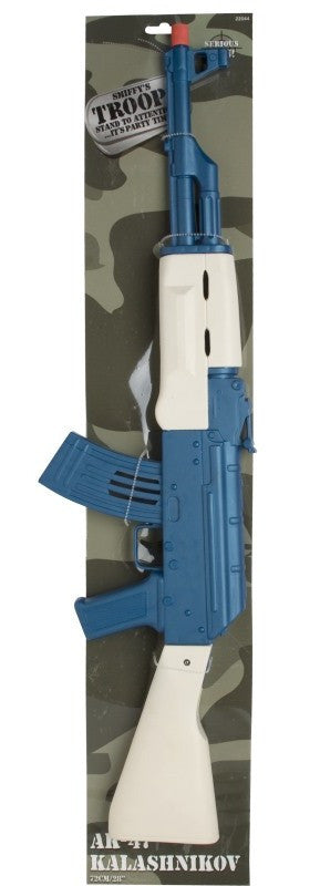 Subfusil de Asalto Kalashnikov AK-47 Azul y Blanco