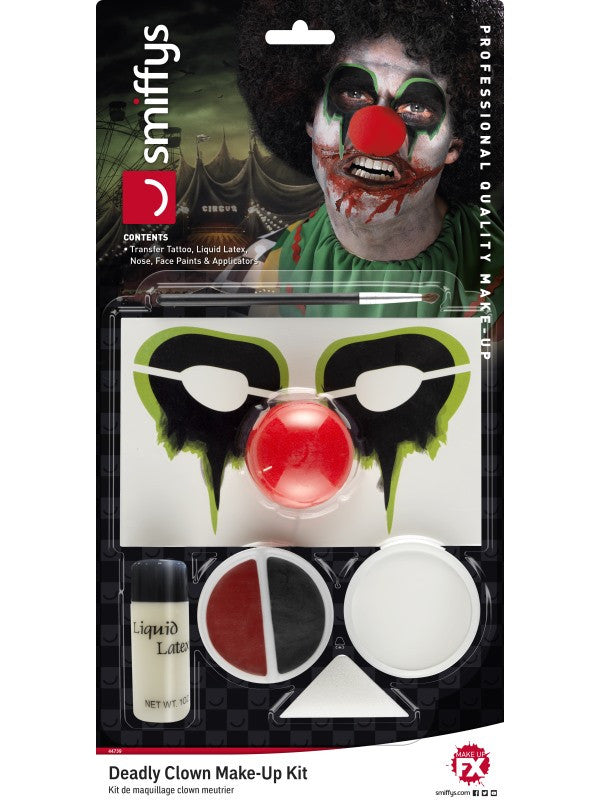 Kit de Maquillaje de Payaso Asesino