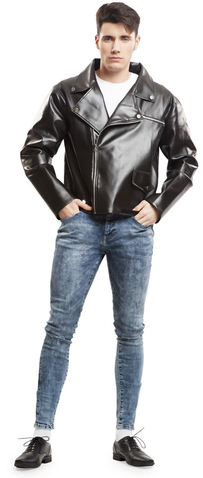 Chaqueta de Grease Efecto Cuero para Hombre