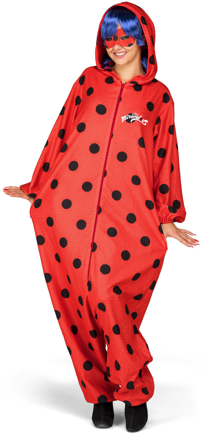 Disfraz de Ladybug Pijama para Adulto