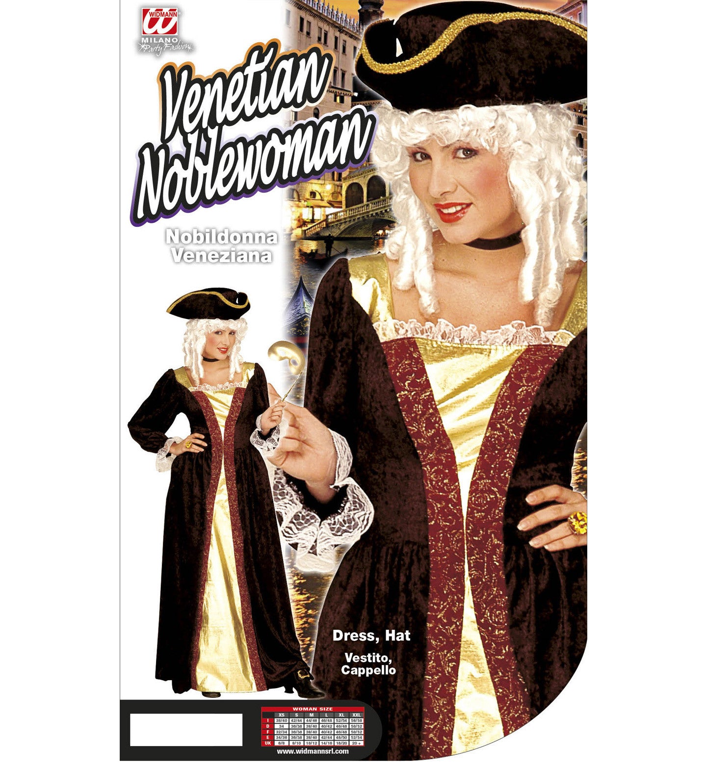 Disfraz de Mujer Noble Veneciana