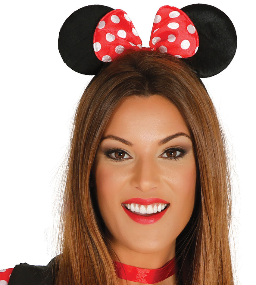 Diadema de Minnie Mouse con Lazo