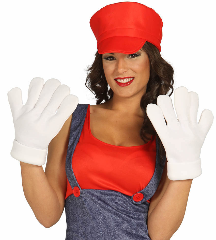 Guantes Blancos de Super Mario