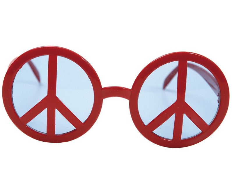 Gafas con el Símbolo de la Paz Rojas