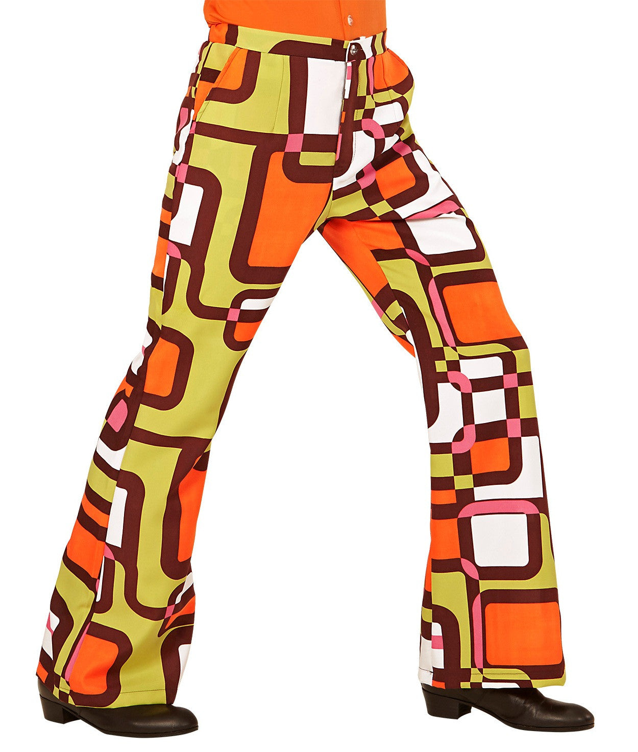 Pantalones de Campana Disco Años 70 para Hombre