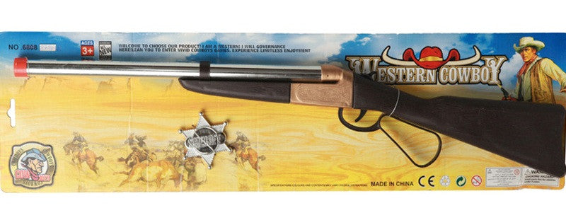 Rifle de Vaquero con Estrella de Sheriff