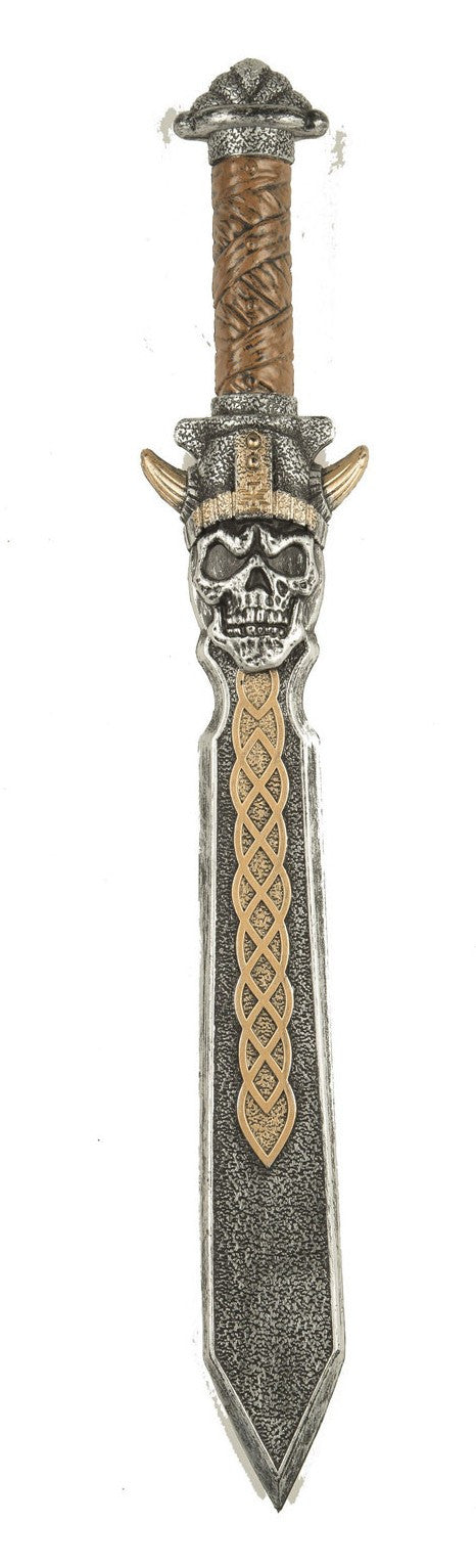 Espada Vikinga Decorada con Calaveras