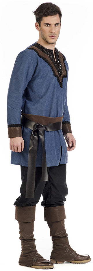 Disfraz de Conde Medieval Azul para Hombre